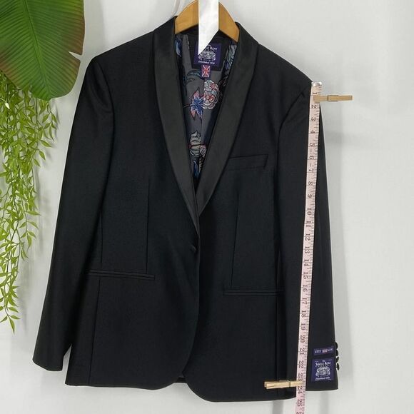 The Savile Row Black Tux Jacket 38S Black - Picture 7 of 12